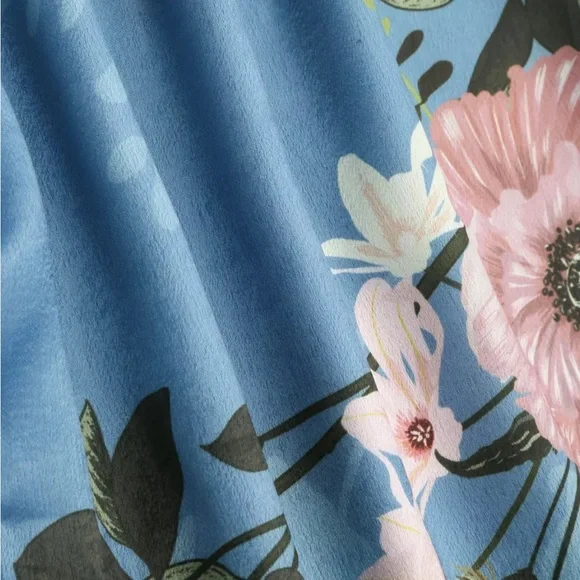 satin floral sweetheart mini - Picture 3 of 4